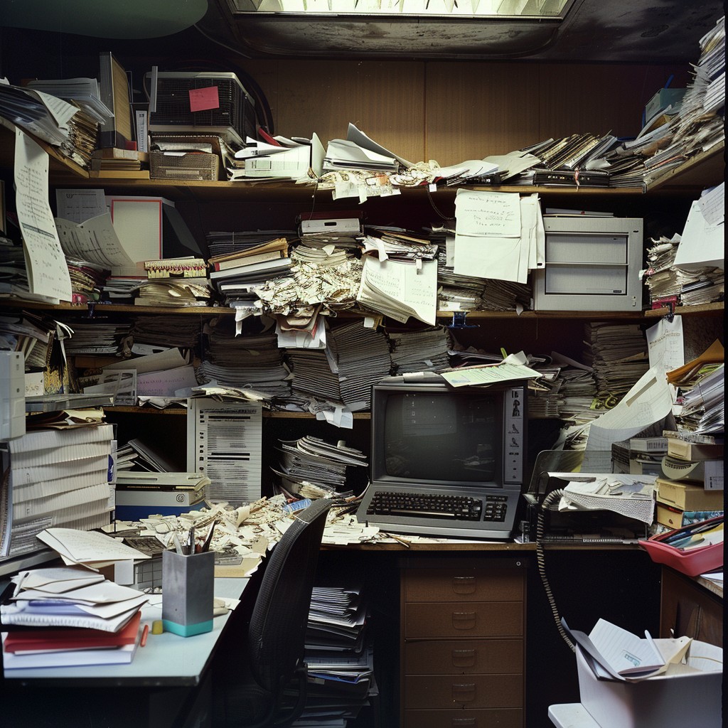 Free Cluttered Office Space Image - Office, Clutter, Paperwork ...