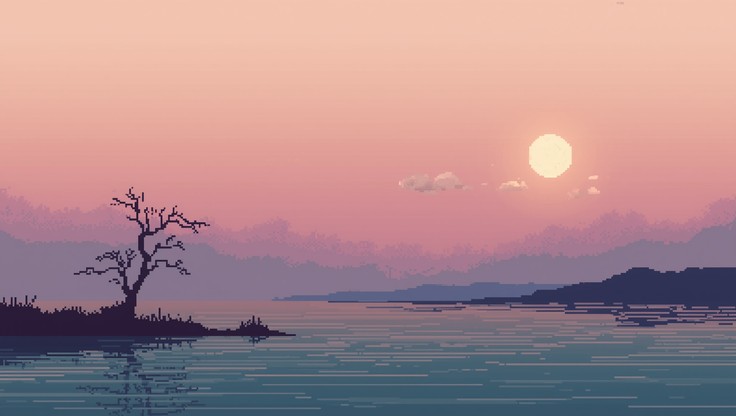 Free Twilight Pixel Serenity Image - Pixel, Art, Twilight | Download at ...