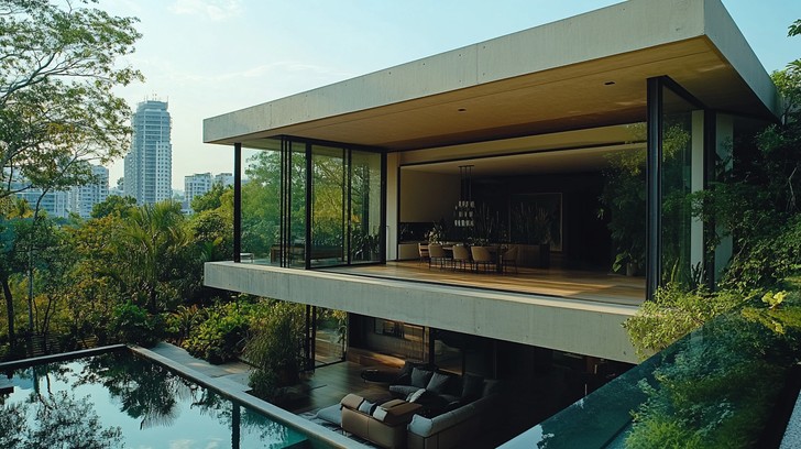 Free Luxurious urban retreat Image - Architecture, Luxury, Modern ...