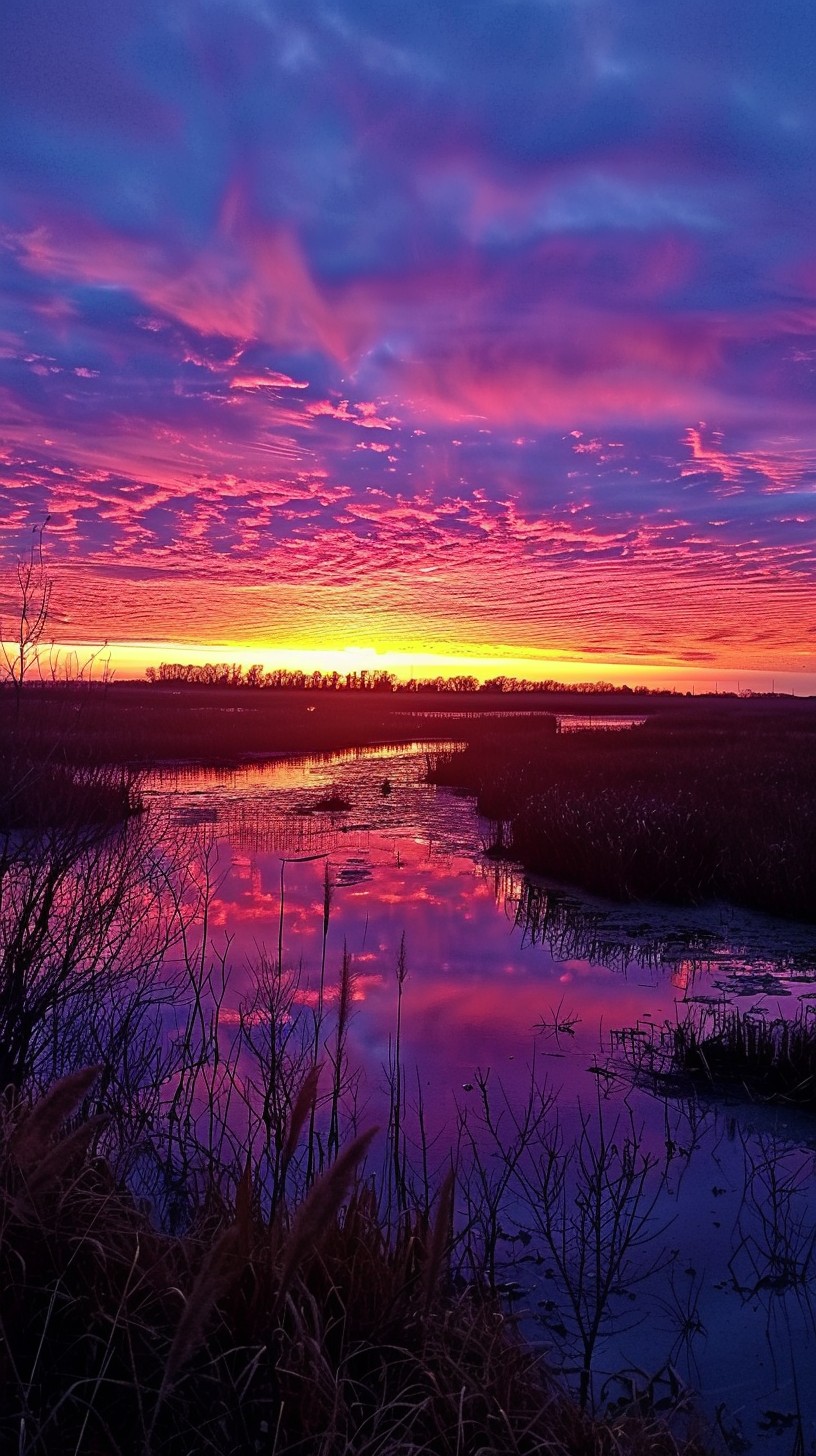Snset View Free Stunning Sunset View Image - Sunset, Marshland, Sky | Download at ...