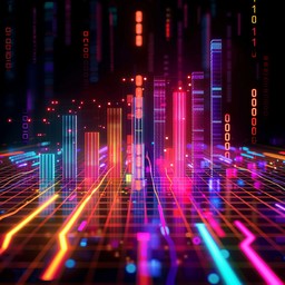 Free Vibrant Data Visualization Image - Data, Technology, Analytics ...