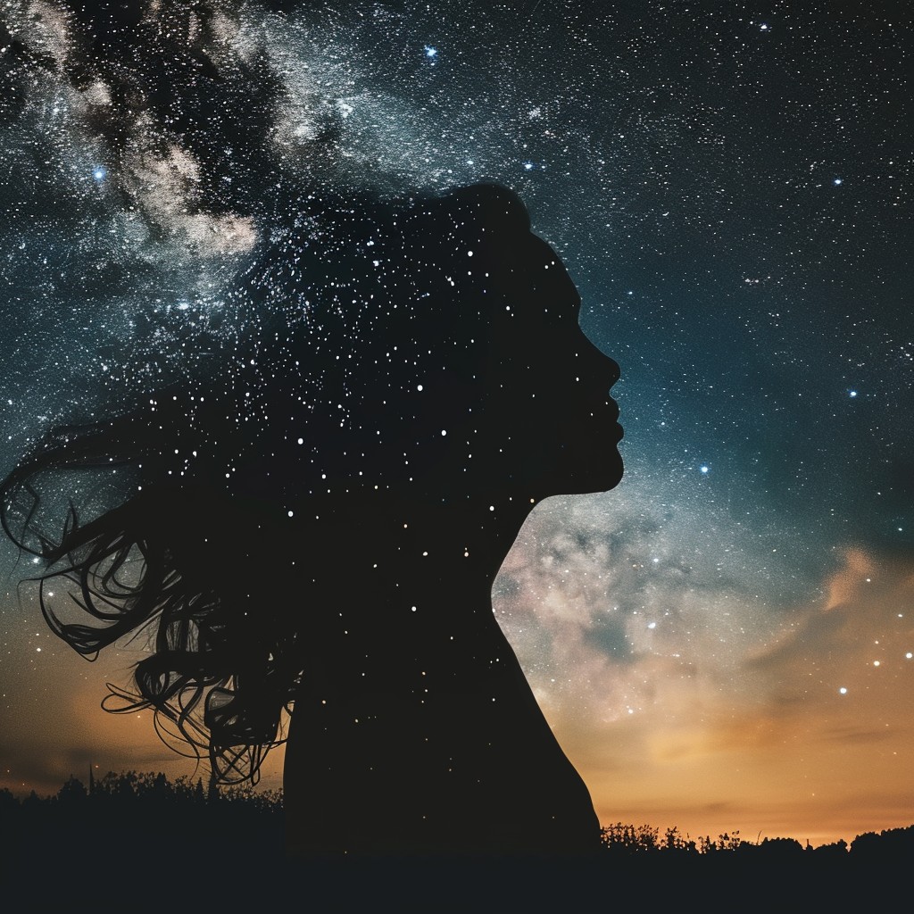 Free Starry Silhouette Portrait Image - Starry, Silhouette, Night ...