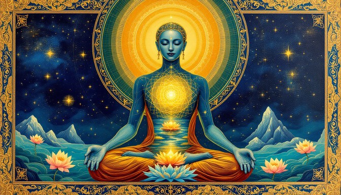 Free Inner Light Meditation Image - Meditation, Spiritual, Golden ...