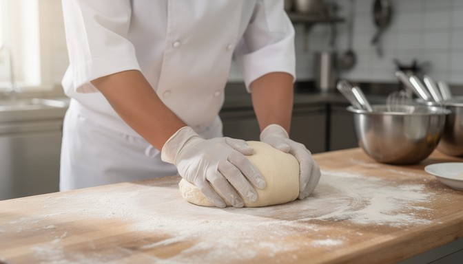 Free Baker Kneads Dough Image - Baker, Baking, Dough | Download at ...