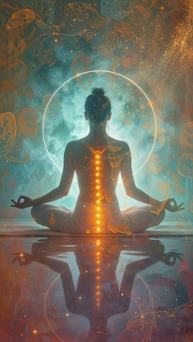 Meditator Radiating Light Free Inner Light Meditation Photo - Meditation, Spiritual, Chakra ...