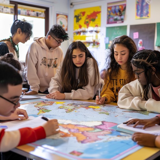 Free Students Studying Geography Image - Students, Geography, Classroom ...