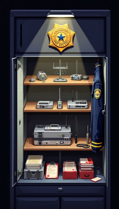 Free Official Duty Locker Image - Badge, Uniform, Locker | Download at ...