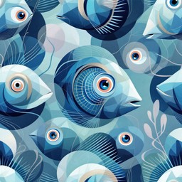 Abstract Fish Geo Free Abstract Aquatic Mosaic Image - Fish, Scales, Eyes | Download at ...