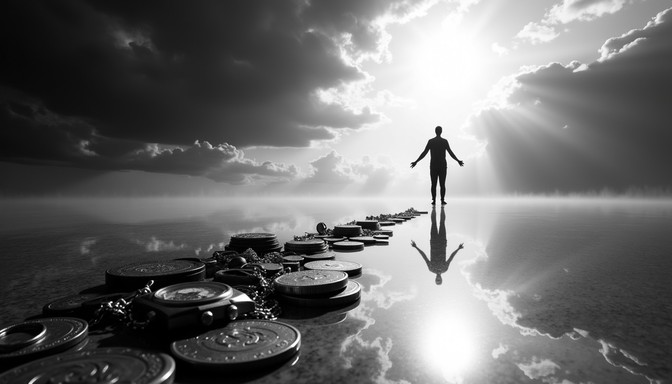 Transcending Floating Free Transcending Physical Bounds Image - Transcendence, Silhouette ...