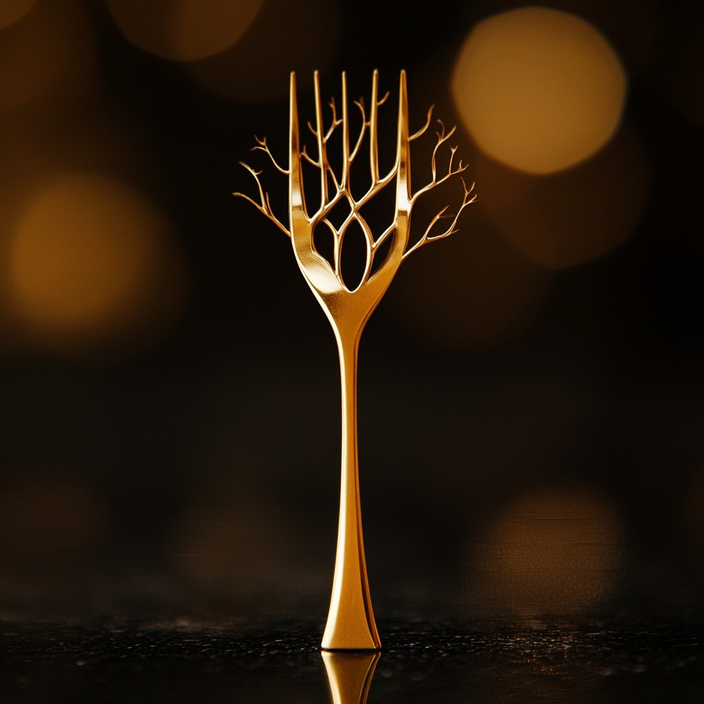 Free Artistic tree fork Image - Golden, Fork, Tree | Download at StockCake