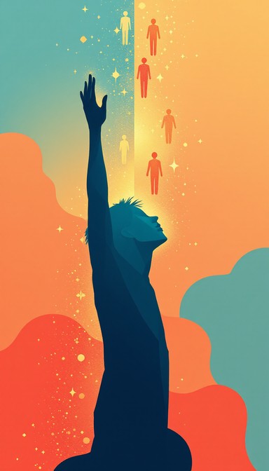 Free Reaching Higher Together Image - Illustration, Growth, Connection ...