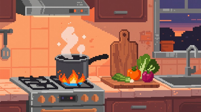 Free Cozy Pixel Kitchen Image - Kitchen, Cooking, Pixel | Download at ...
