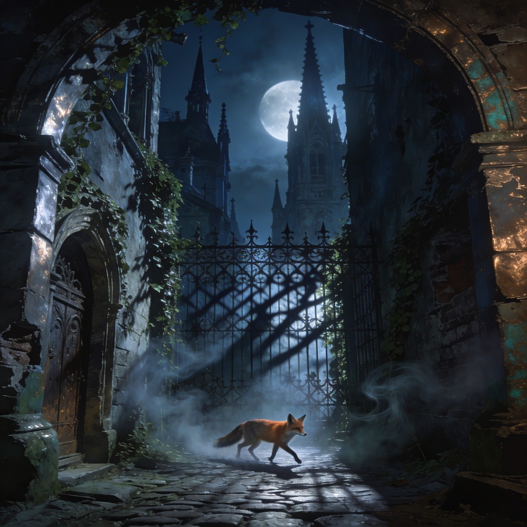 Free Moonlit Gothic Fox Image - Fox, Gothic, Moonlight | Download at ...