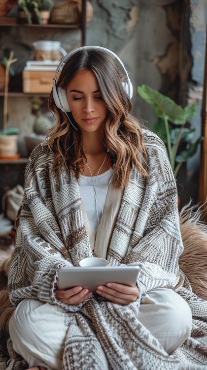 Relax Listener Image Free Relaxed Cozy Listening Image | Download at StockCake