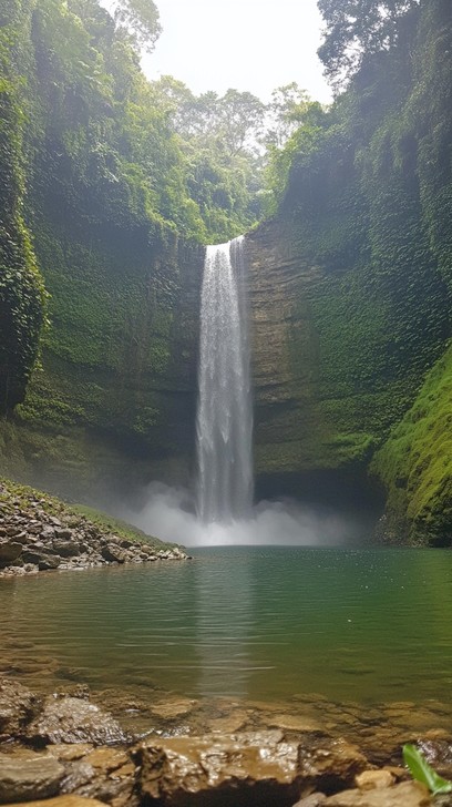 Free Tropical Waterfall Oasis Image - Tropical, Waterfall, Jungle ...
