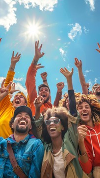 Free Joyful Friends Rejoicing Image - Celebration, Joy, Friends ...