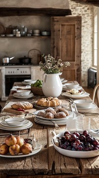 Free Elegant Breakfast Spread Image - Breakfast, Rustic, Elegant ...
