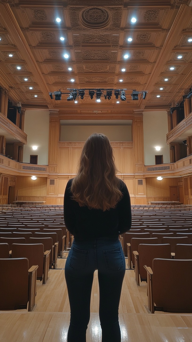 Auditorium. View Free Auditorium Audience View Image - Auditorium, Woman, Solitude ...