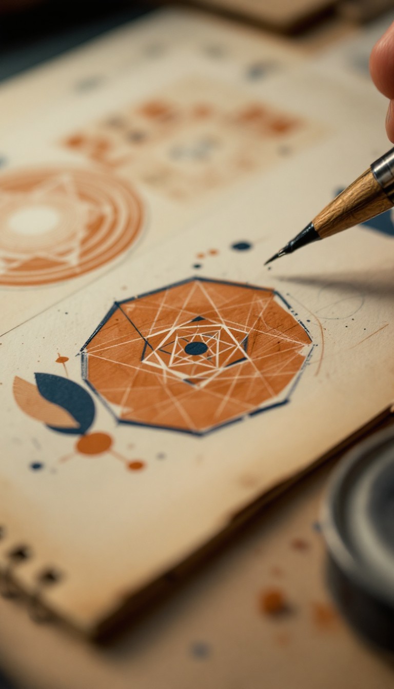 Geometric Handcraft Free Sacred Geometry Crafting Image - Geometric, Symbol, Terracotta ...