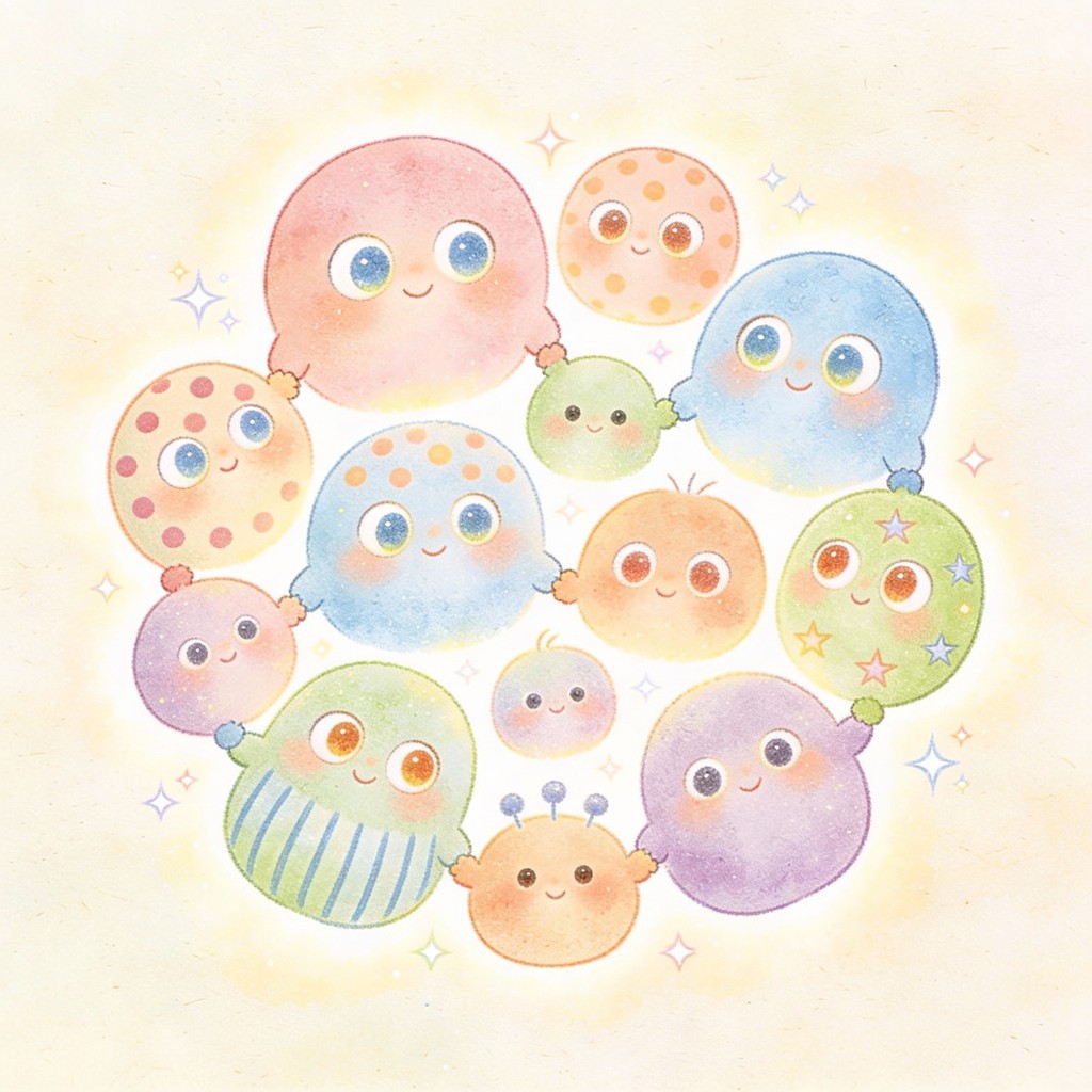 Free Colorful Character Friends Image - Illustration, Characters ...
