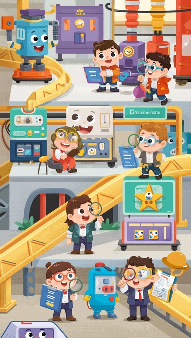 Free Factory Inspection Adventure Image - Factory, Inspectors, Cartoon ...
