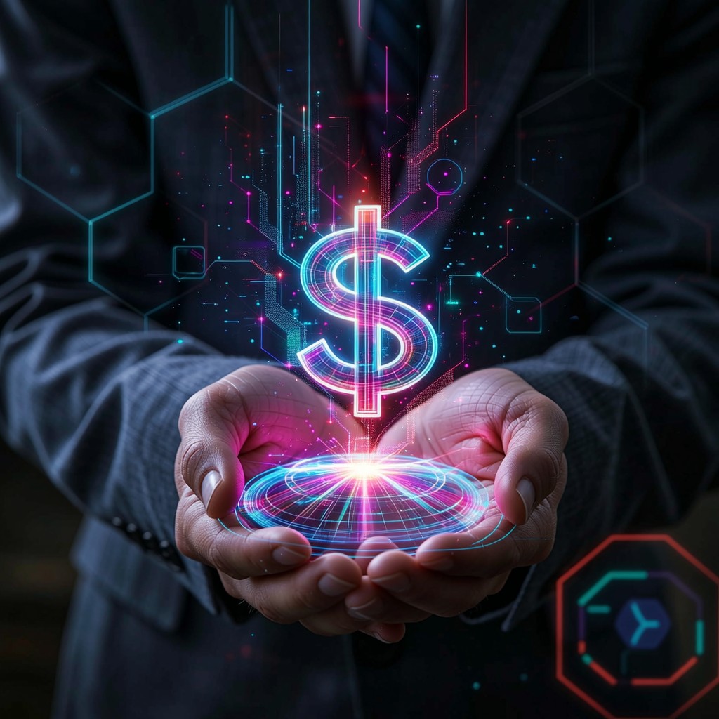 Free Digital Wealth Growth Photo - Cyberpunk, Holographic, Neon ...