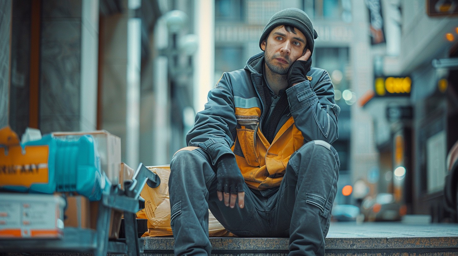 Worker Quick Rest Free Urban Worker Rest Image - Urban, Worker, Rest | Download at StockCake