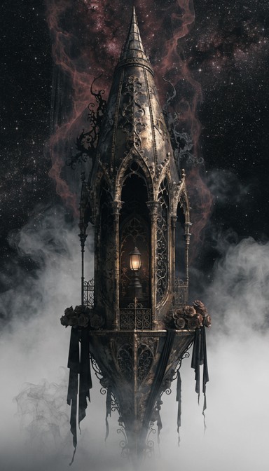 Free Gothic Spaceship Ascending Image - Spaceship, Victorian, Gothic ...