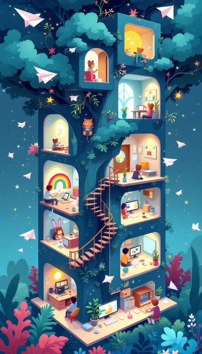 Free Magical Office Adventure Image - Whimsical, Magical, Office ...
