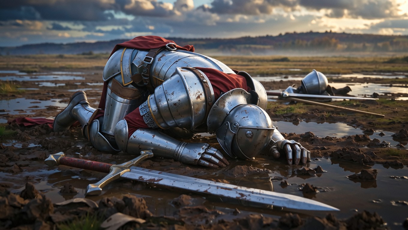 Download Warrior's Exhausted Defeat Image - Knight, Warrior ...