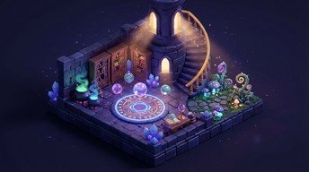 Free Enchanted Wizard Tower Image - Wizard, Tower, Magic | Download at ...