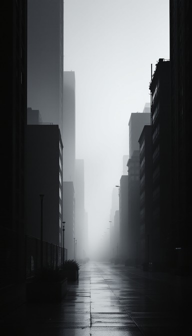Free Foggy Urban Scene Image - Fog, City, Urban | Download at StockCake