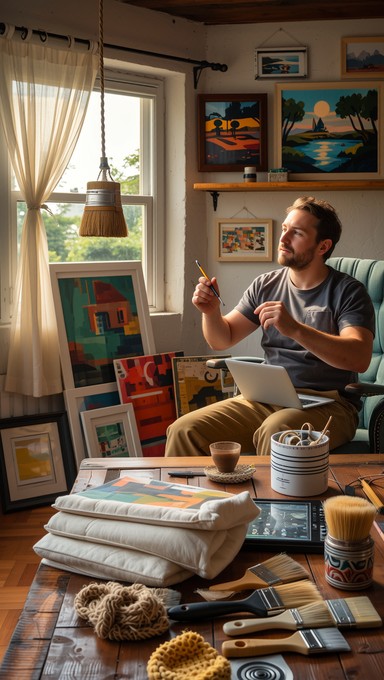Free Artist's Creative Space Image - Art, Creativity, Workspace ...