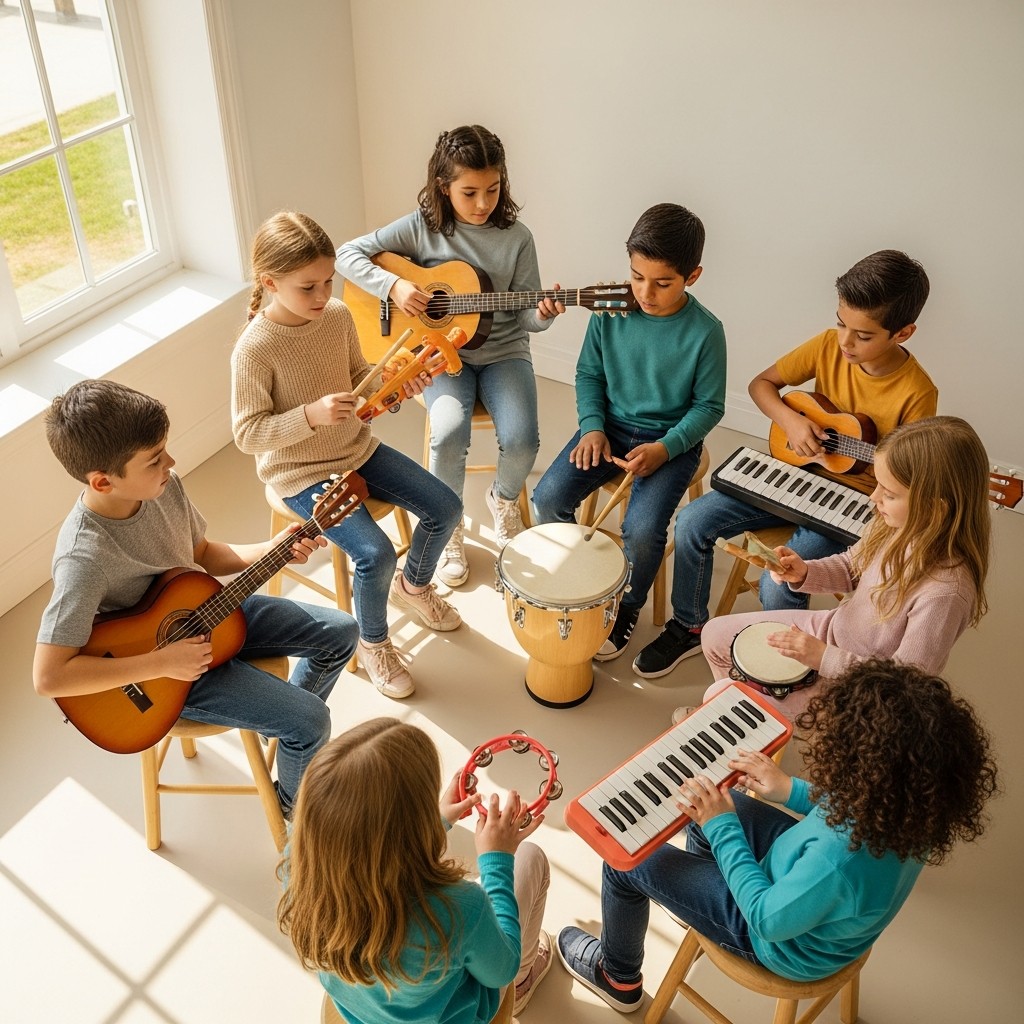 Kids Creating Music Free Children Making Music Image - Children, Music, Learning | Download ...