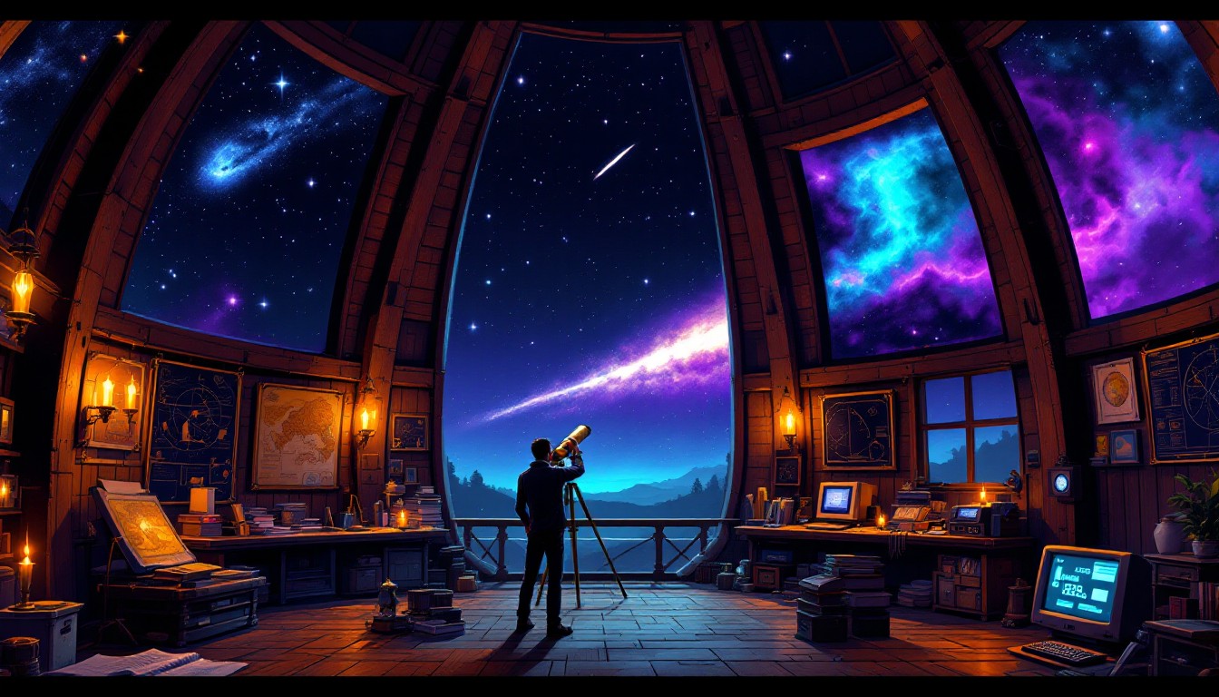 Free Stargazing Pixel Observatory Image - Astronomer, Telescope ...
