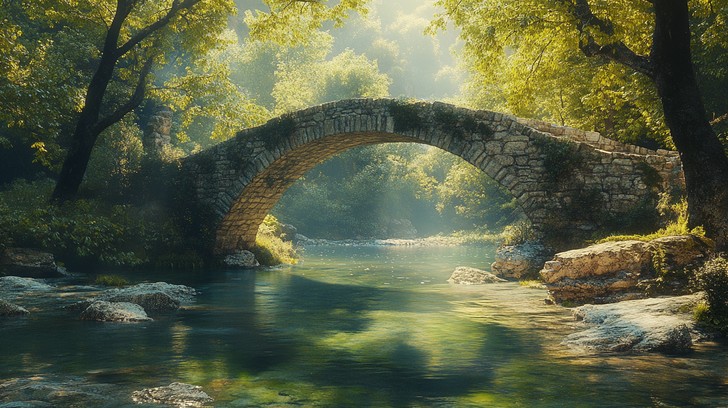 Free Serene River Bridge Image - Serene, River, Bridge | Download at ...