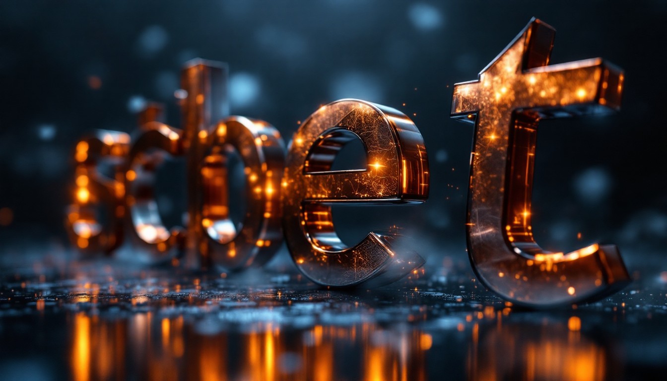 Free Glowing Metallic Typography Image - Typography, Metallic ...