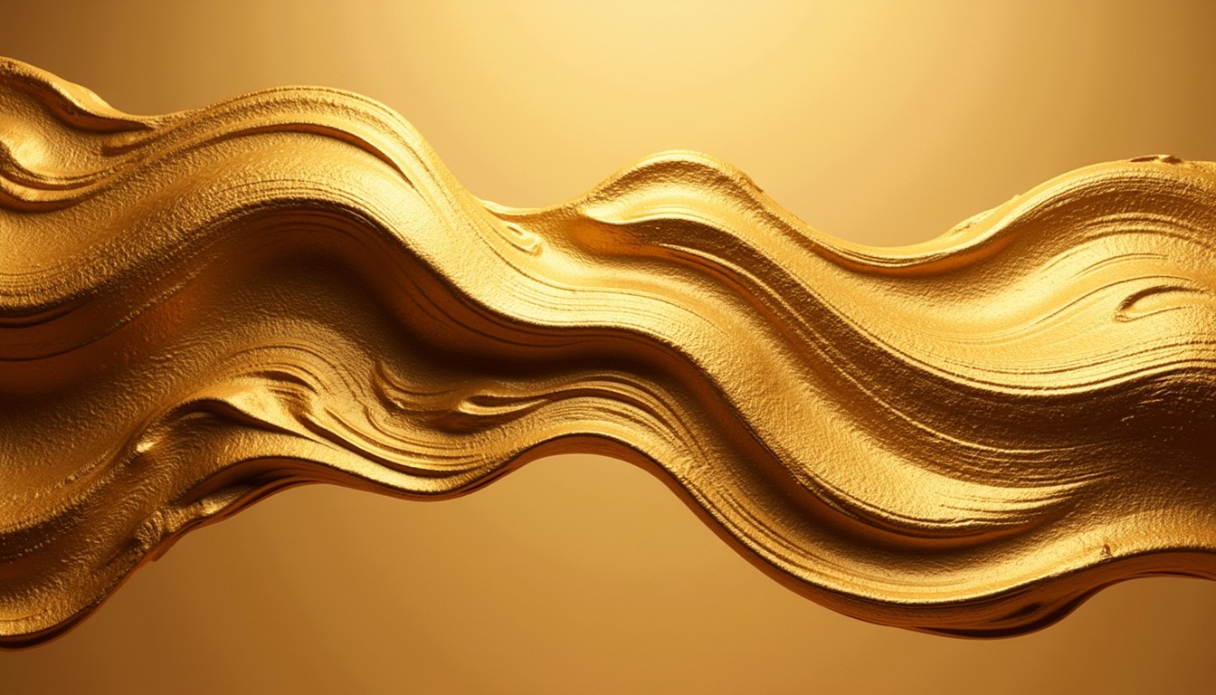 Free Flowing Golden Waves Image - Gold, Flowing, Waves | Download at ...