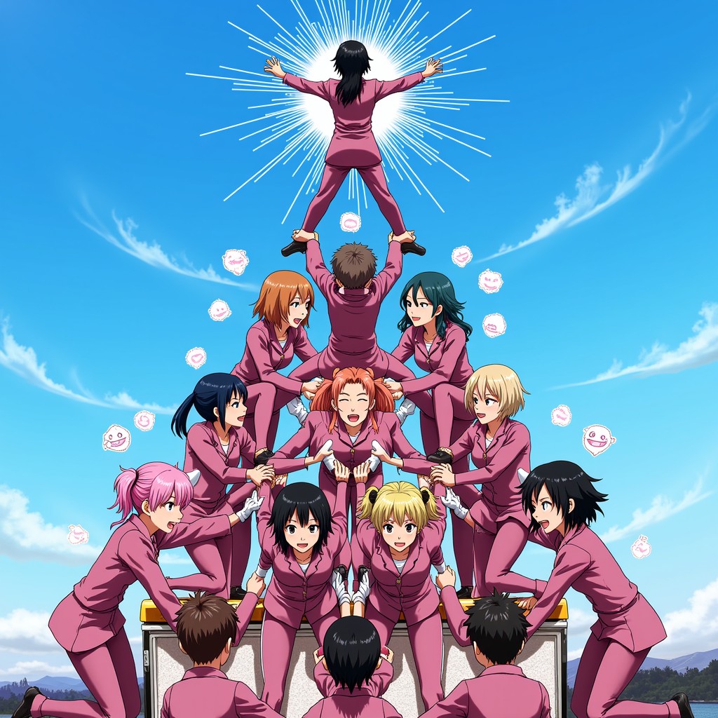 Pyramid Manmie Free Pink Pyramid Power Image - Anime, Manga, Pyramid | Download at ...