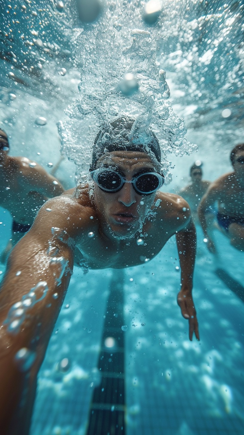 Free Underwater Swimming Race Image - Swimming, Underwater, Race ...