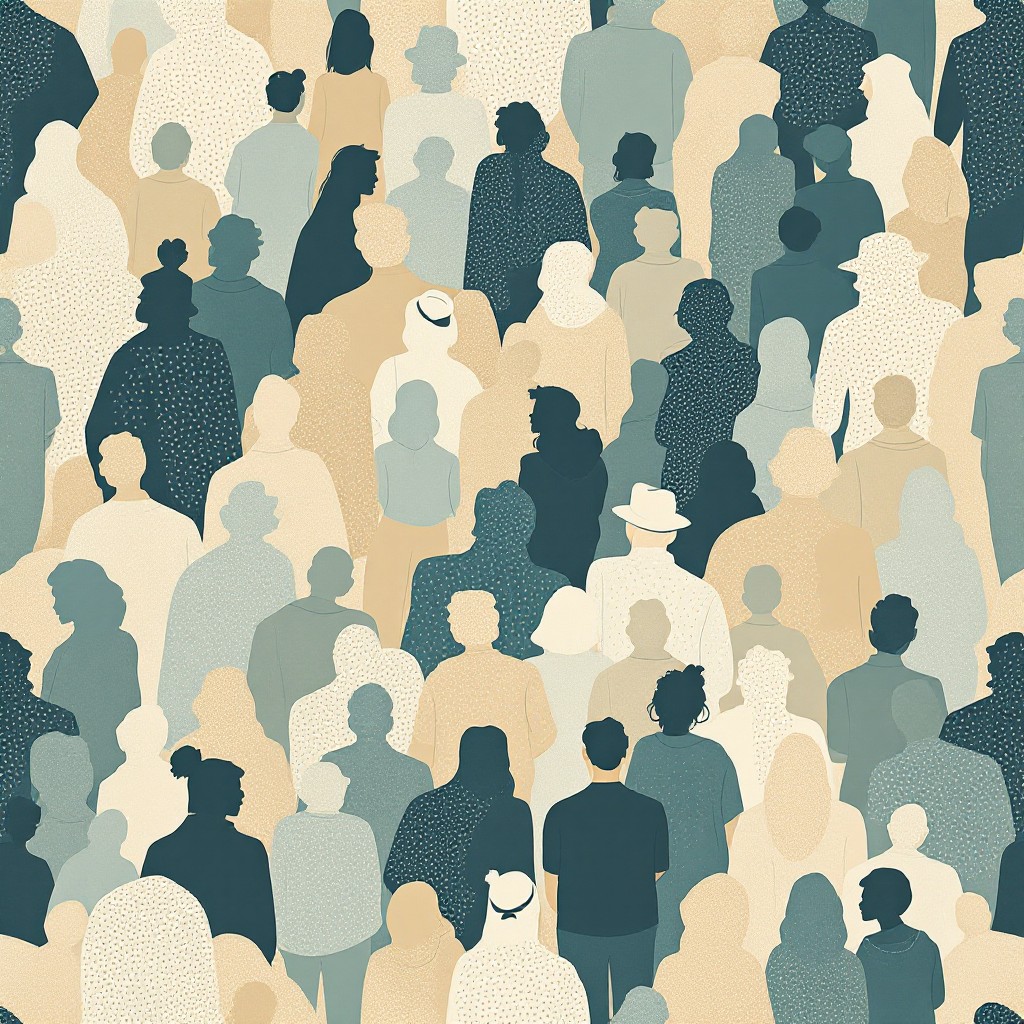 Download Flowing Crowd Pattern Image - Abstract, Pattern, Crowd | StockCake