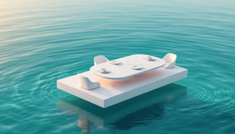 Free Floating Ocean Table Image - Minimalist, Floating, Turquoise ...