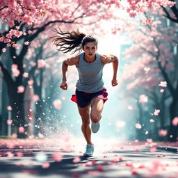 Free Spring Runner Sprinting Image - Running, Fitness, Spring ...