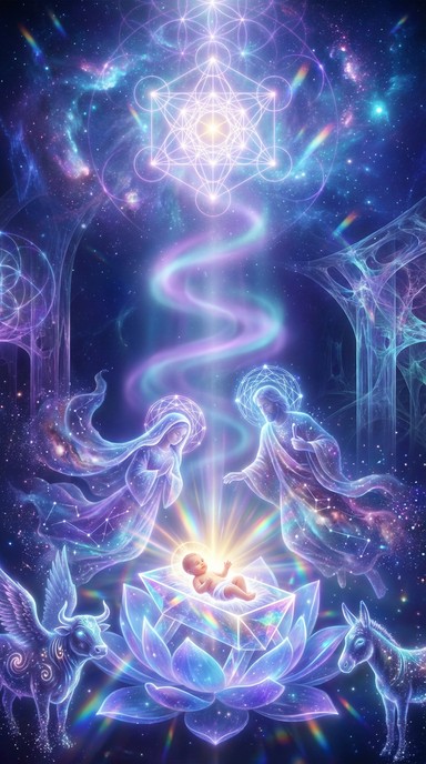 Free Cosmic Divine Birth Image - Nativity, Cosmic, Ethereal | Download ...