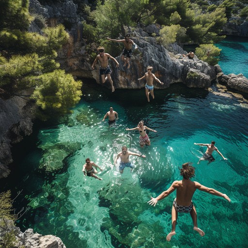 Cliff Pool Backyard Free Cliffside Summer Fun Image | Download at StockCake