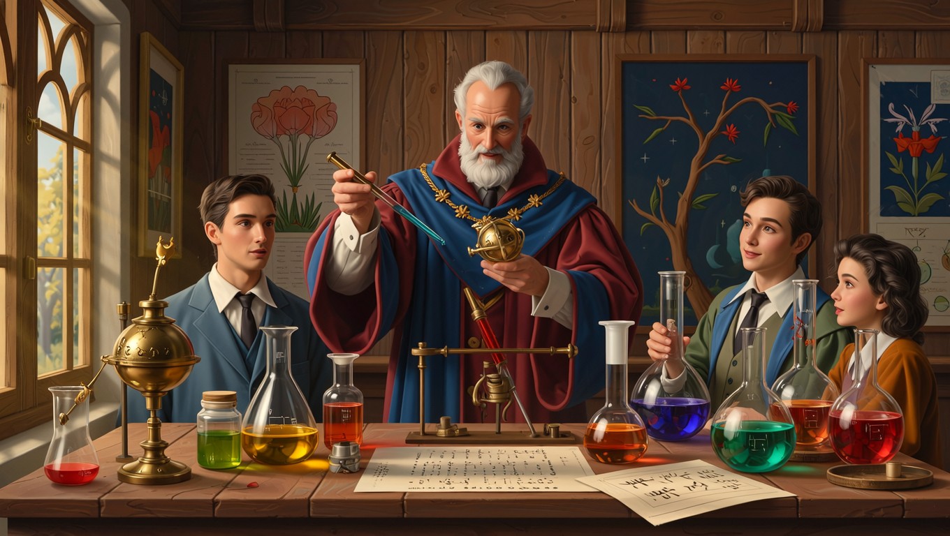 Free Science Teacher Demonstrating Image - Teacher, Science, Laboratory ...