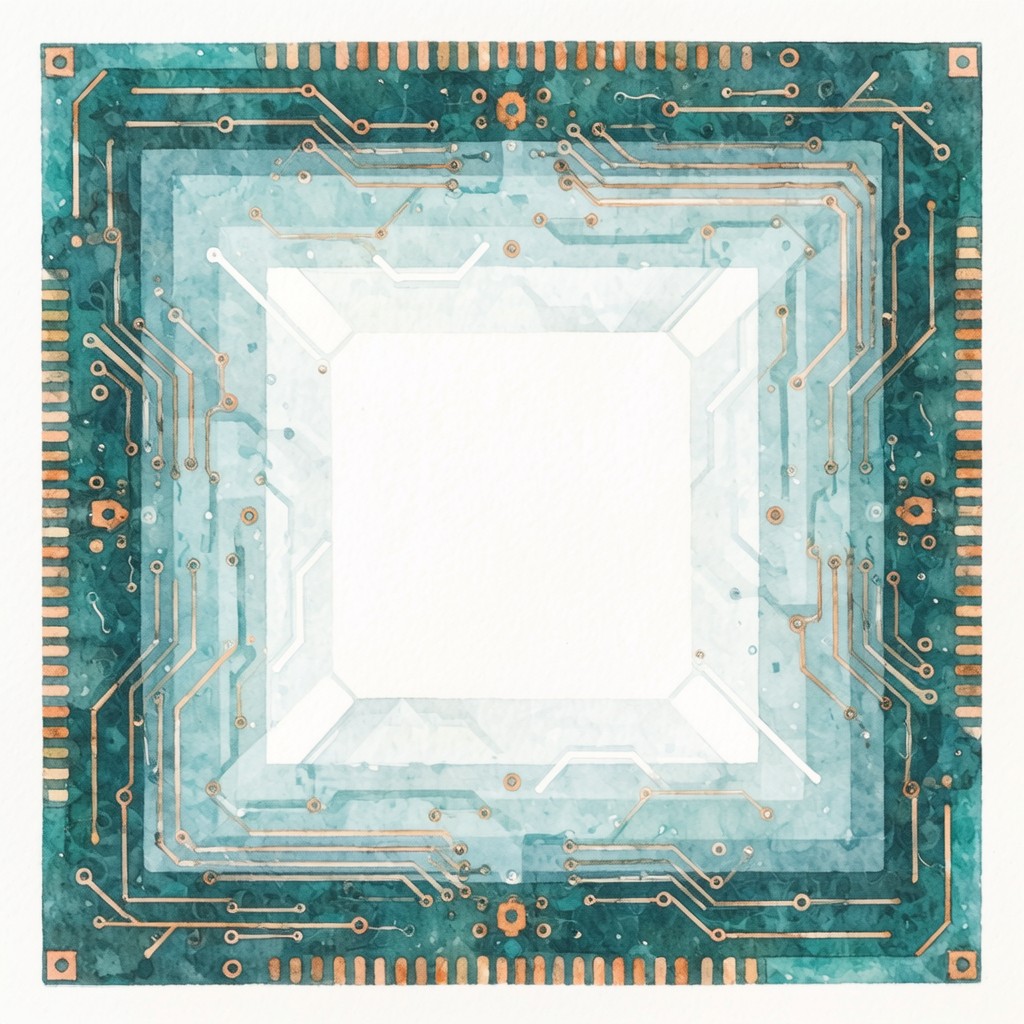 Free Circuit Board Art Image - Watercolor, Circuit, Technology ...