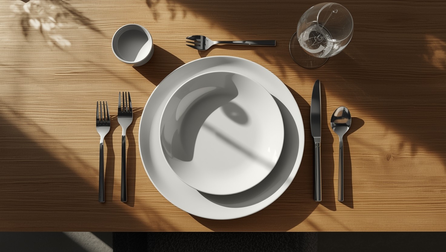 Free Minimalist Table Setting Image - Minimalist, Dinnerware, Porcelain ...