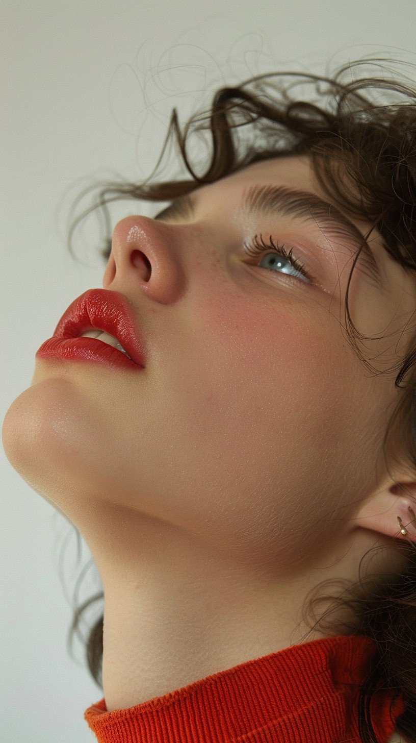 Free Striking Upward Gaze Image - Portrait, Woman, Gaze | Download at ...