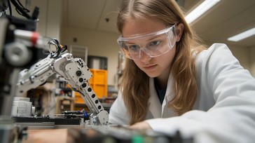 Free Engineer testing robot Image - Engineer, Robotics, Technology ...